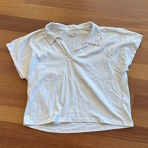 Madewell Cropped Polo Tee
